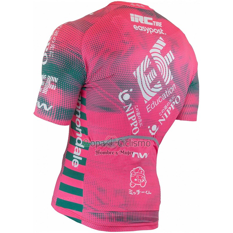Ef Education-nippo Ropa Ciclismo Culotte Corto 2023 Hombre Mangas Cortas Rosa